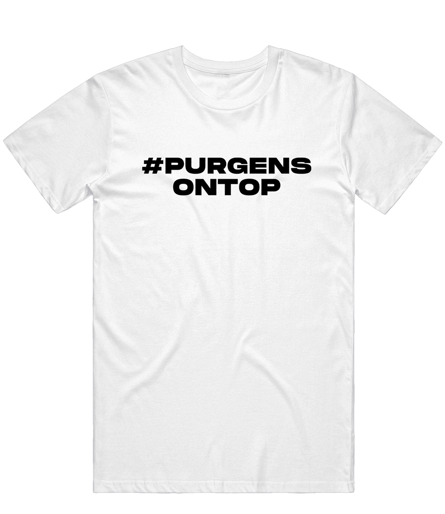 Purgens Hashtag Tee - White - ARMA - T-Shirt