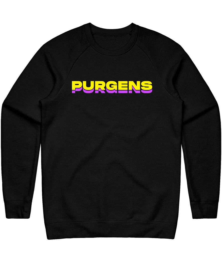 Purgens Text Crewneck - Black - ARMA - Sweater