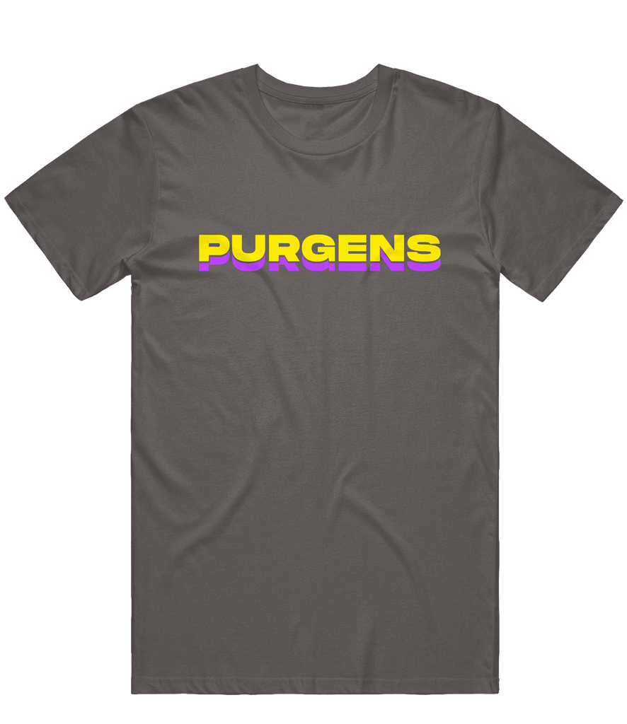 Purgens Text Tee - Charcoal - ARMA