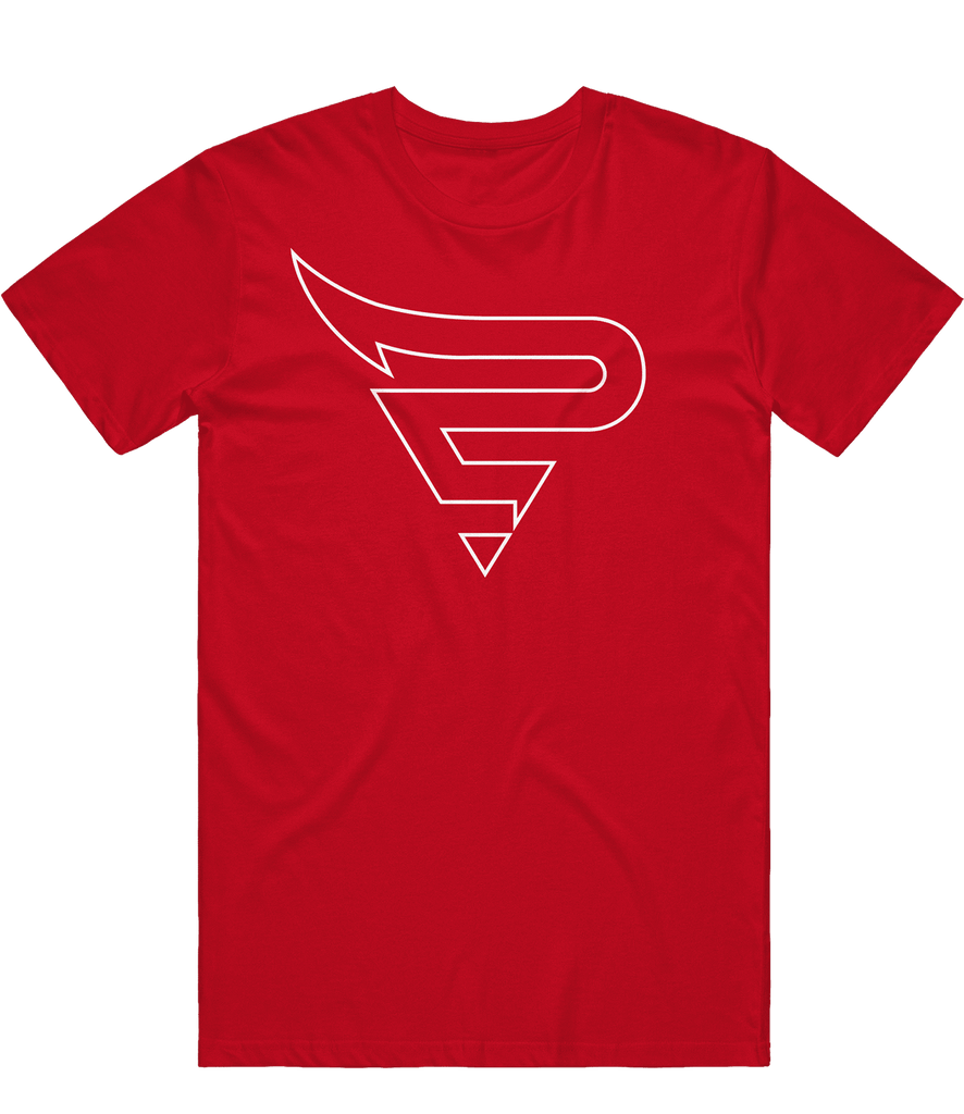 Purify Outline Tee - Red - ARMA - T-Shirt