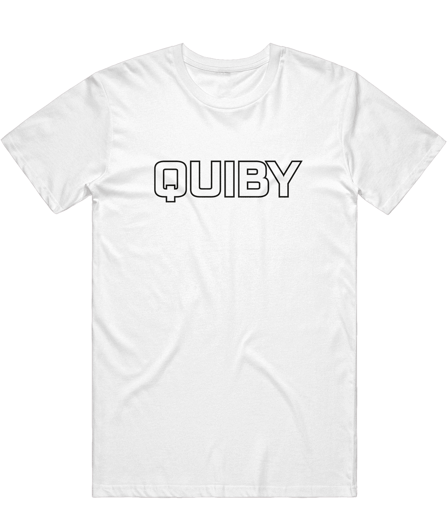 Quiby Outline Tee - White - ARMA - T-Shirt