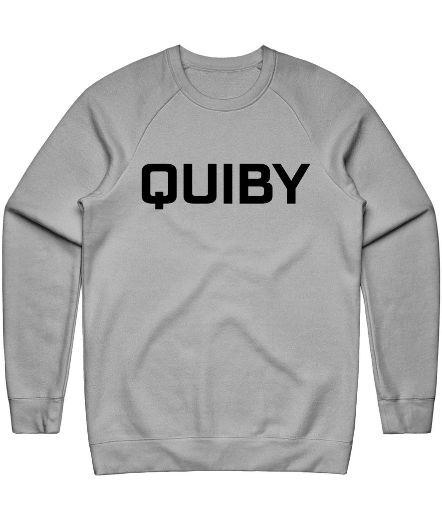 Quiby Text Crewneck - Grey - ARMA - Sweater