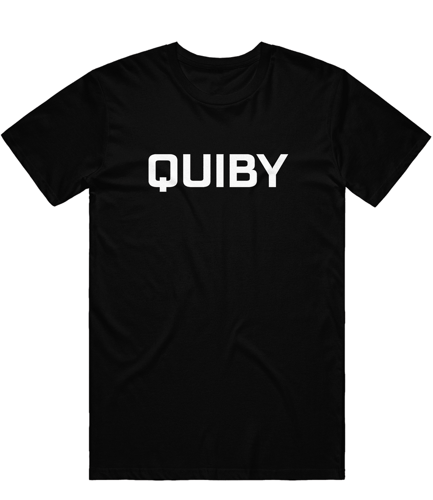 Quiby Text Tee - Black - ARMA - T-Shirt