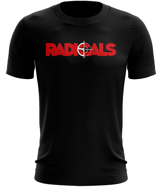 Radicals Text Tee - Black - ARMA - T-Shirt