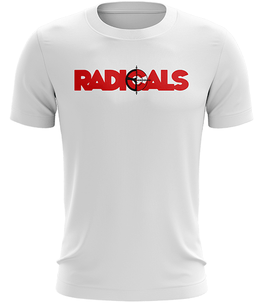 Radicals Text Tee - White - ARMA - T-Shirt
