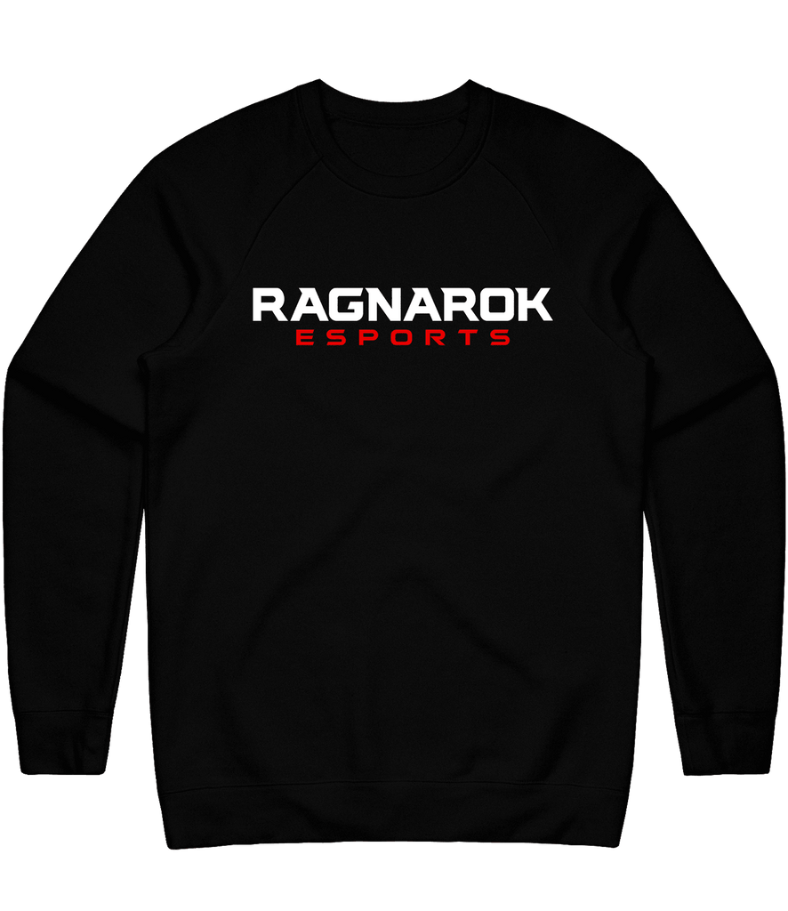 Ragnarok Text Crewneck - Black - ARMA - Sweater