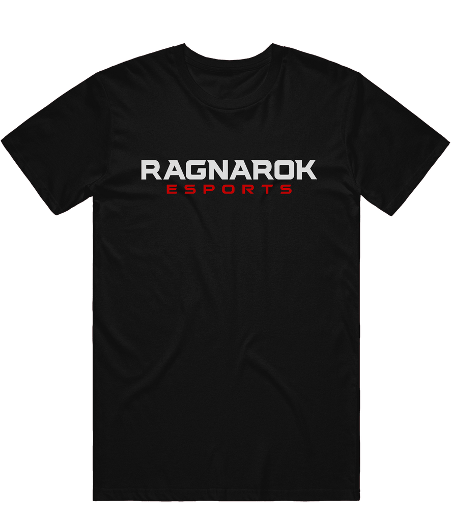 Ragnarok Text Tee - Black - ARMA - T-Shirt