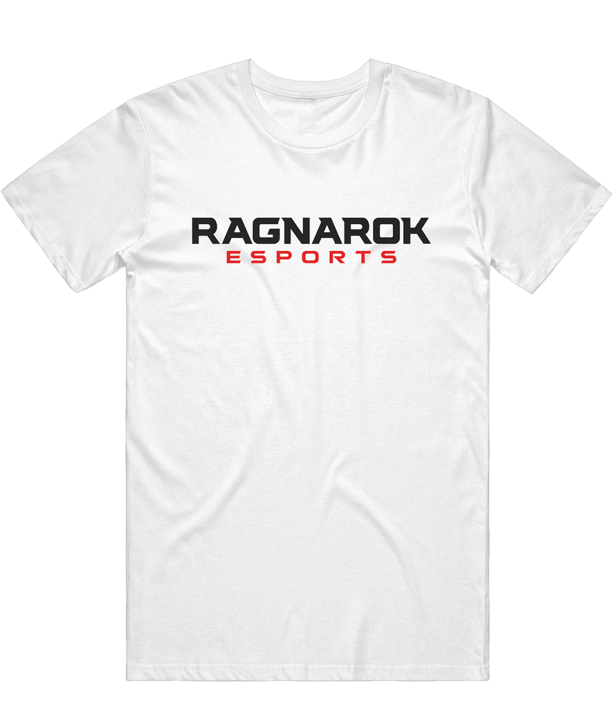 Ragnarok Text Tee - White - ARMA - T-Shirt