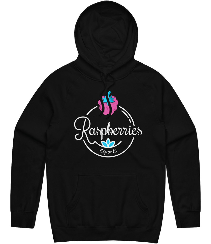 Raspberries Esports Logo Hoodie - Black - ARMA