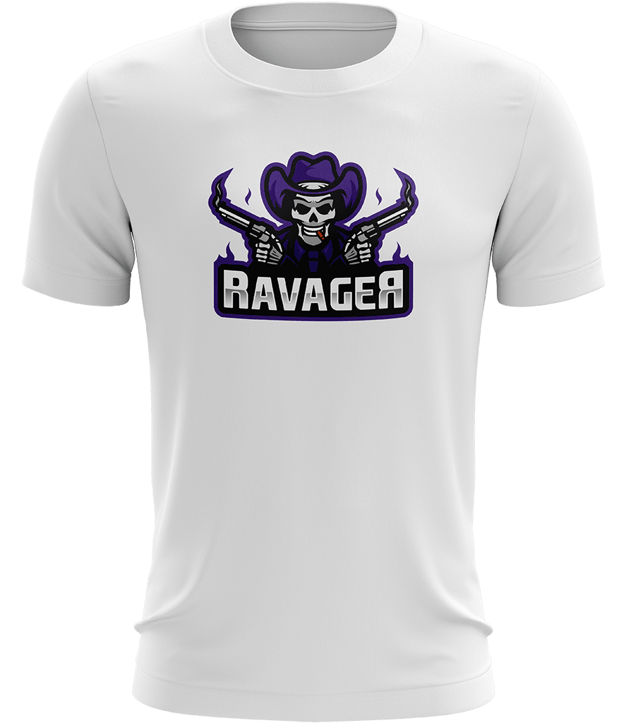 Ravager Logo Tee - White - ARMA - T-Shirt