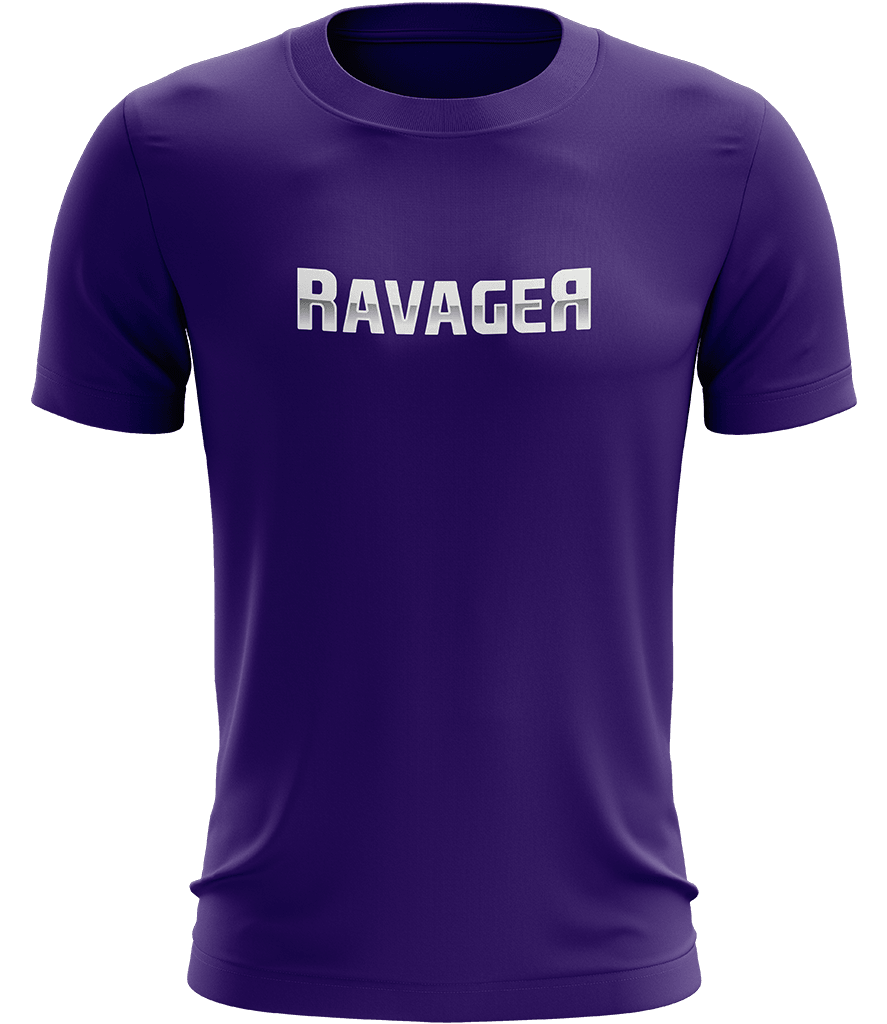 Ravager Text Tee - Purple - ARMA - T-Shirt