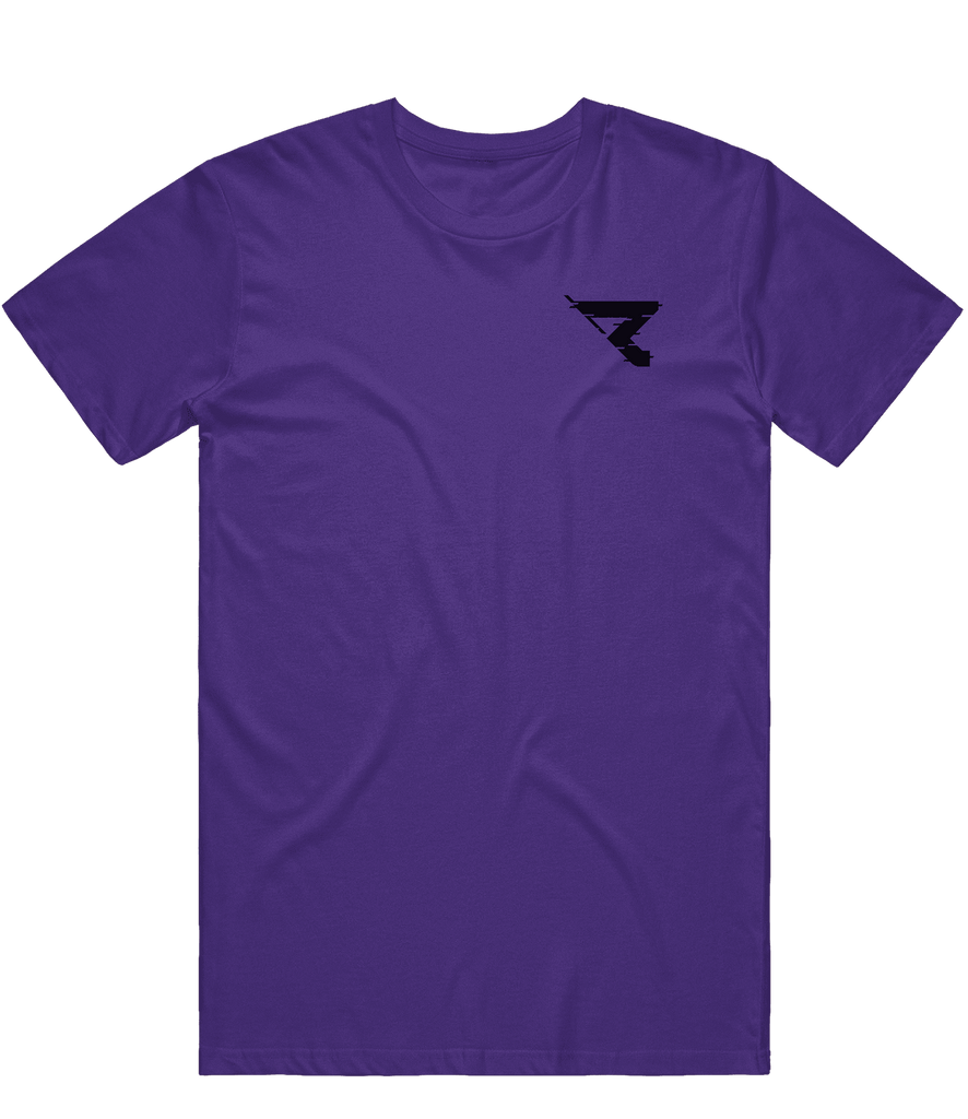 Redacted Icon Tee - Purple - ARMA - T-Shirt