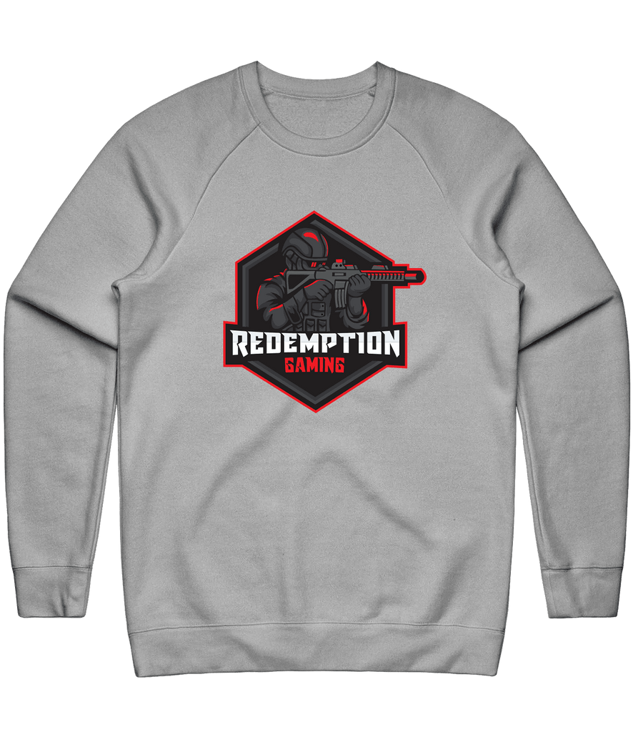 Redemption Logo Crewneck - Grey - ARMA - Sweater