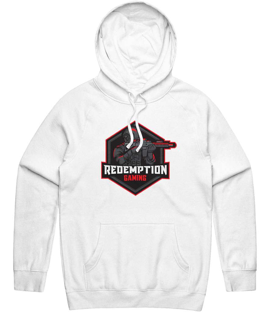 Redemption Logo Hoodie - White - ARMA