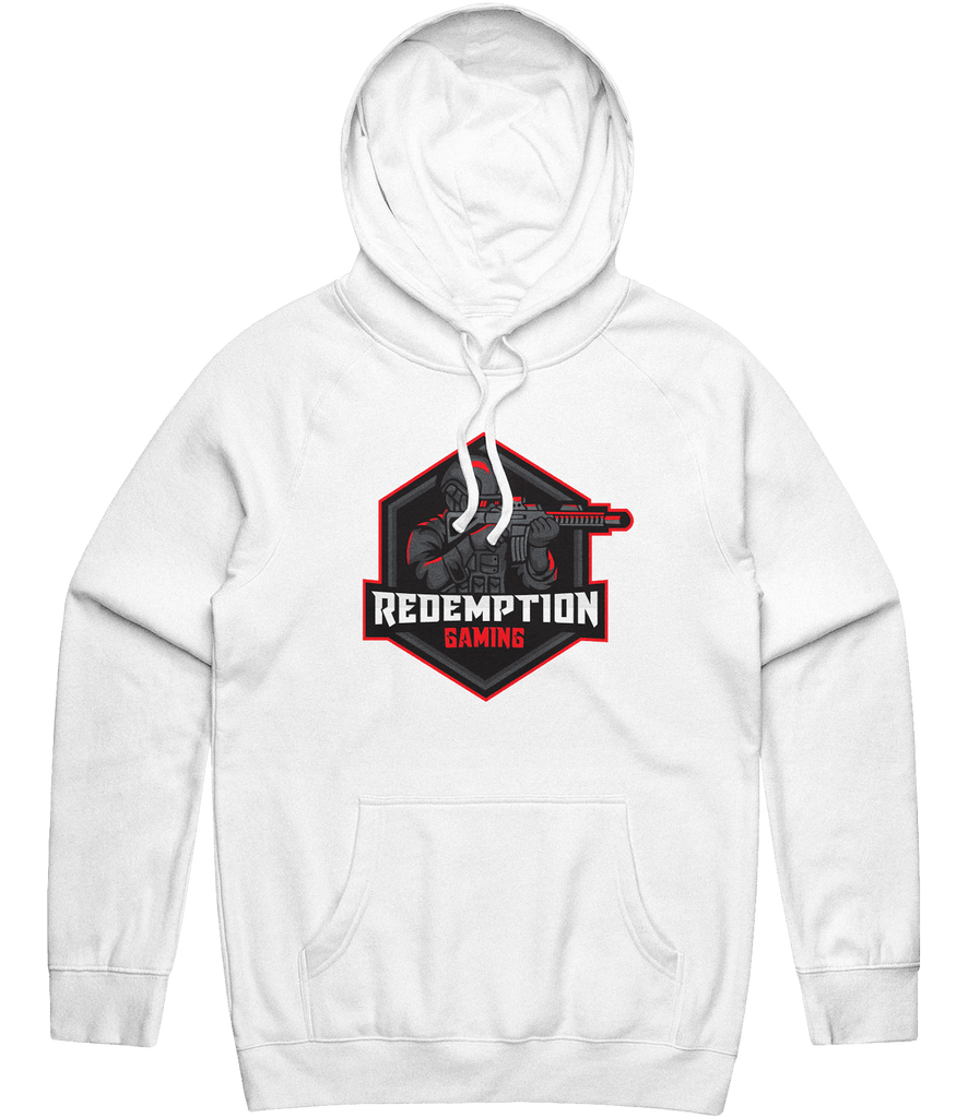 Redemption Logo Hoodie - White - ARMA - Hoodie