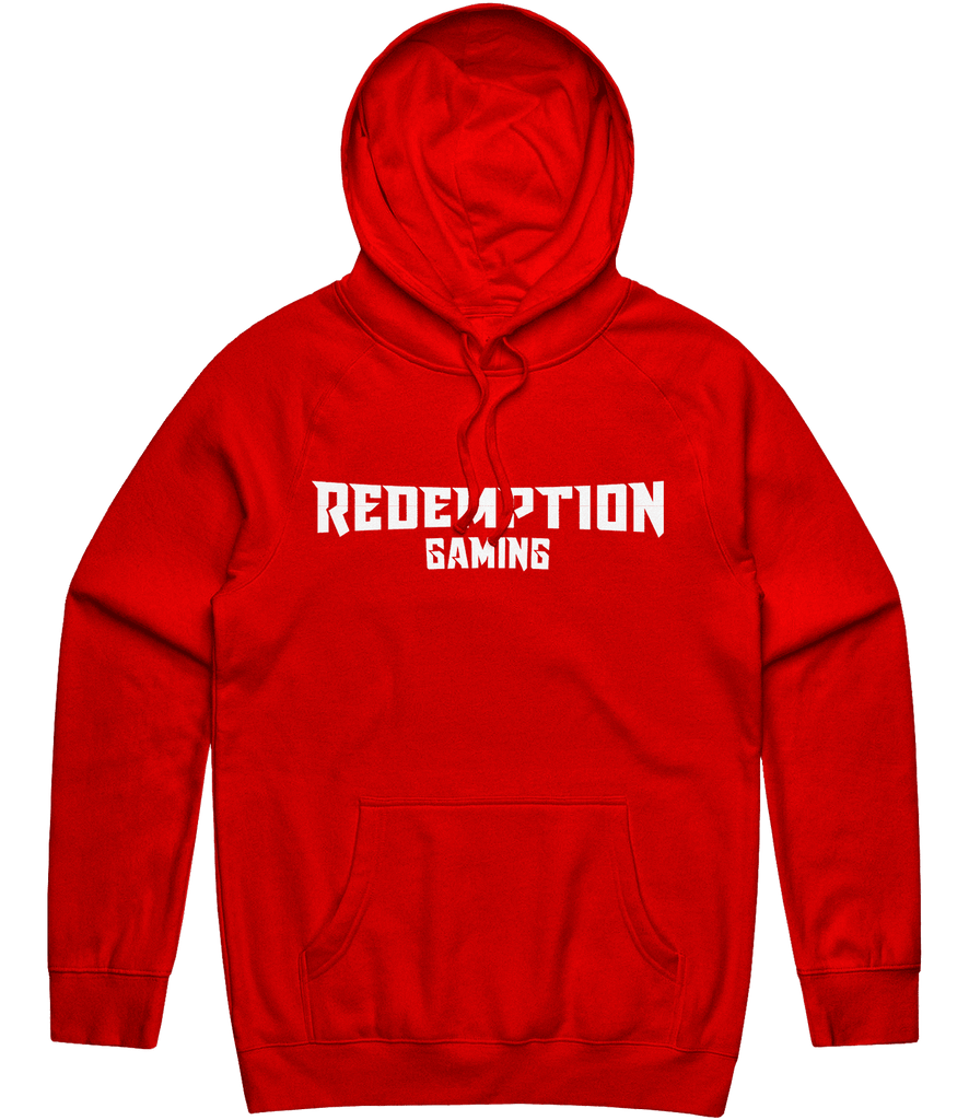 Redemption Text Hoodie - Red - ARMA