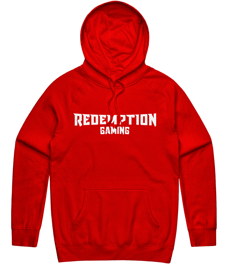 Redemption Text Hoodie - Red - ARMA - Hoodie