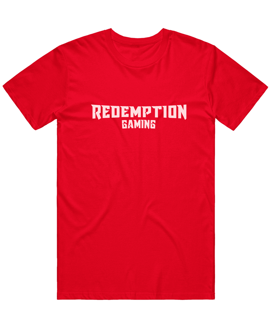 Redemption Text Tee - Red - ARMA