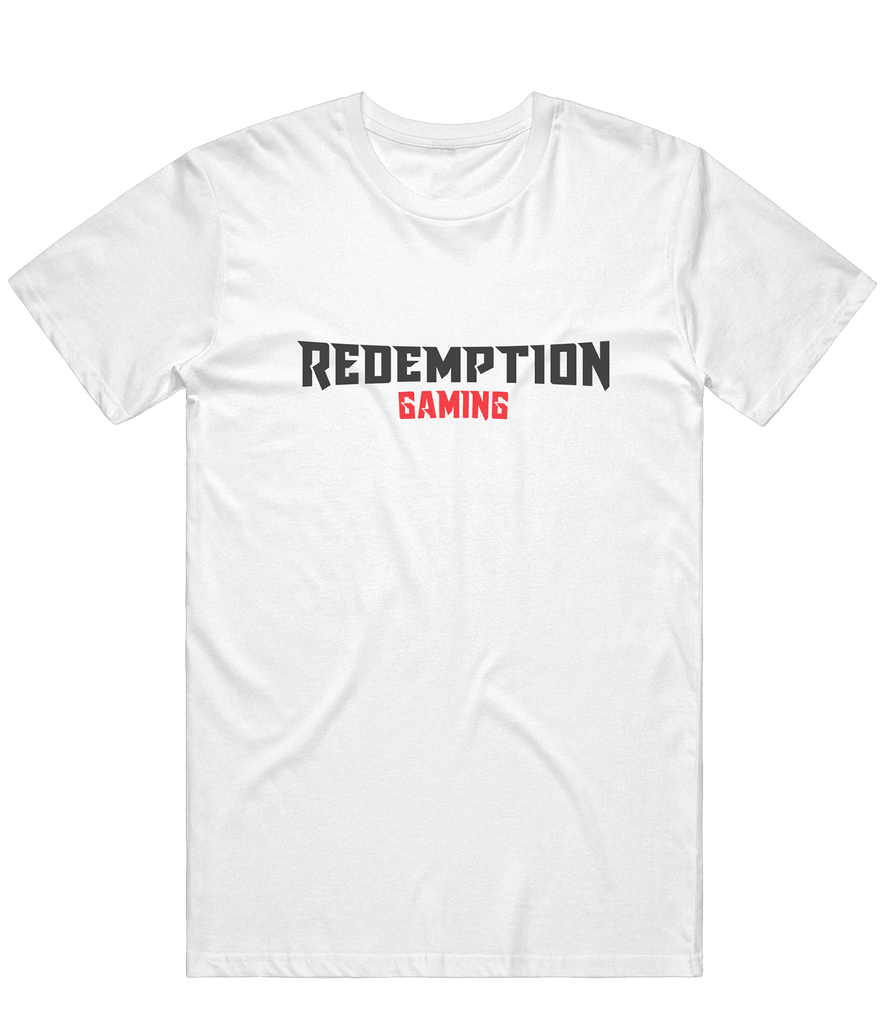 Redemption Text Tee - White - ARMA - T-Shirt