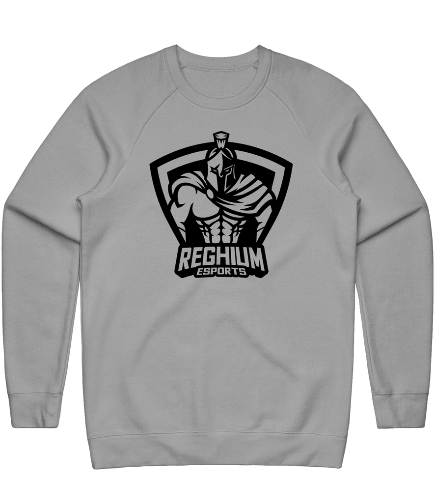 Reghium Logo Crewneck - Grey - ARMA - Sweater
