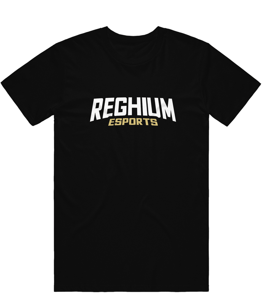 Reghium Text Tee - Black - ARMA - T-Shirt