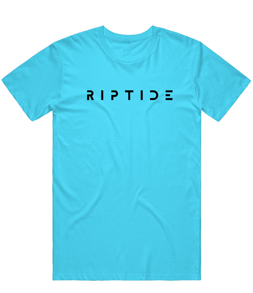 Riptide Text Tee - Blue - ARMA - T-Shirt