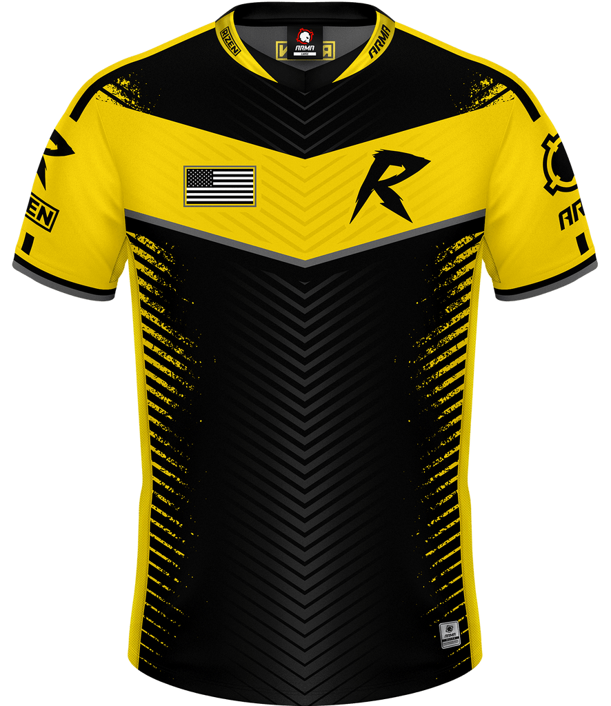 Rizen ELITE Jersey - Yellow - ARMA - Esports Jersey