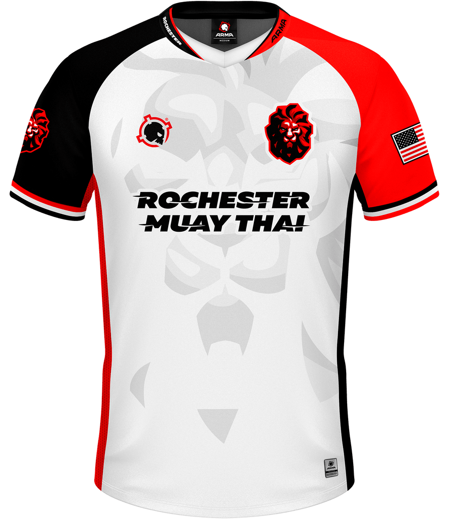 Rochester Muay Thai ELITE Jersey - White - ARMA