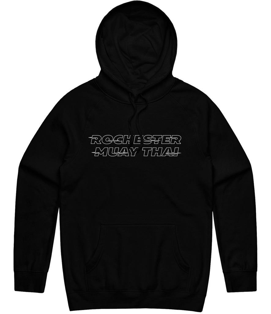 Rochester Muay Thai Outline Hoodie - Black - ARMA