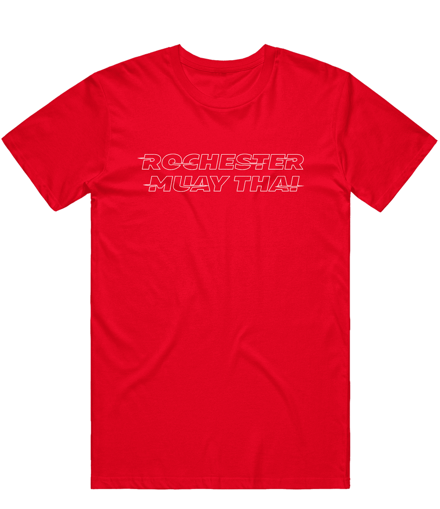 Rochester Muay Thai Outline Tee - Red - ARMA