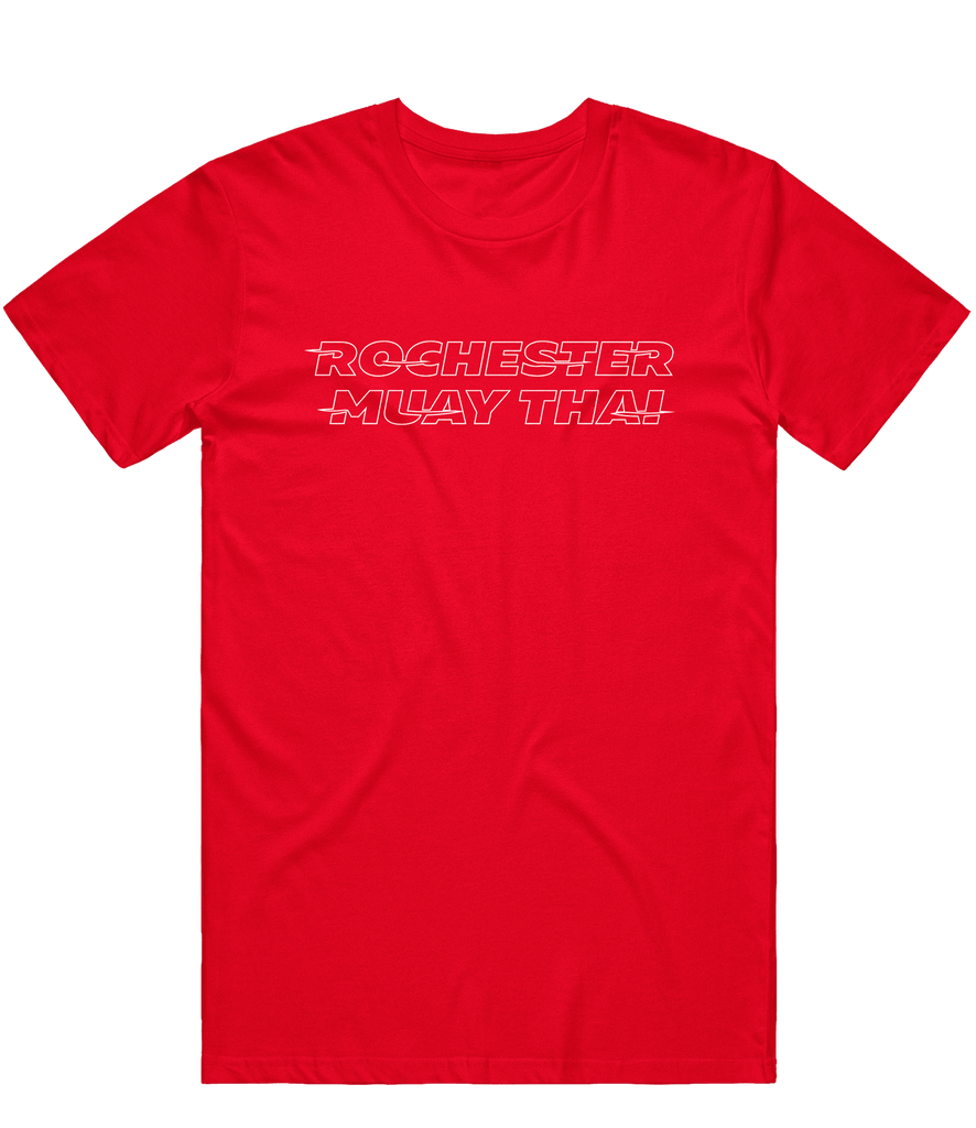 Rochester Muay Thai Outline Tee - Red - ARMA - T-Shirt