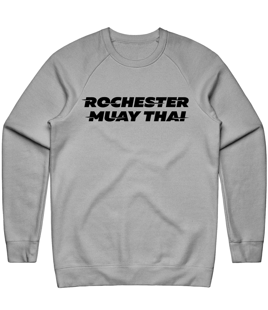 Rochester Muay Thai Text Crewneck - Grey - ARMA - Sweater