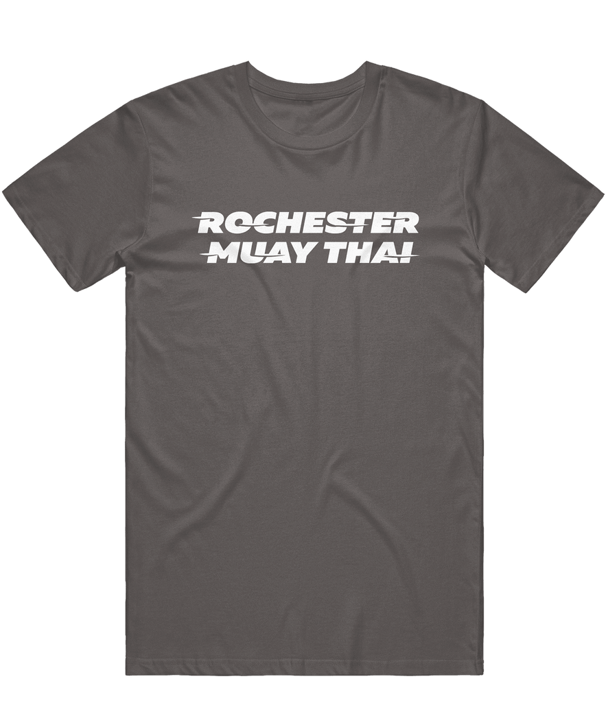 Rochester Muay Thai Text Tee - Charcoal - ARMA