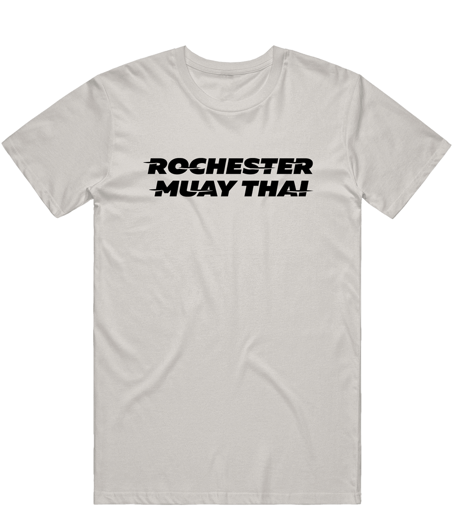 Rochester Muay Thai Text Tee - Light Grey - ARMA - T-Shirt