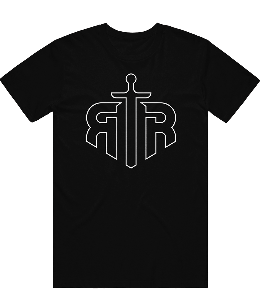 Ruth Regions Outline Tee - Black - ARMA - T-Shirt