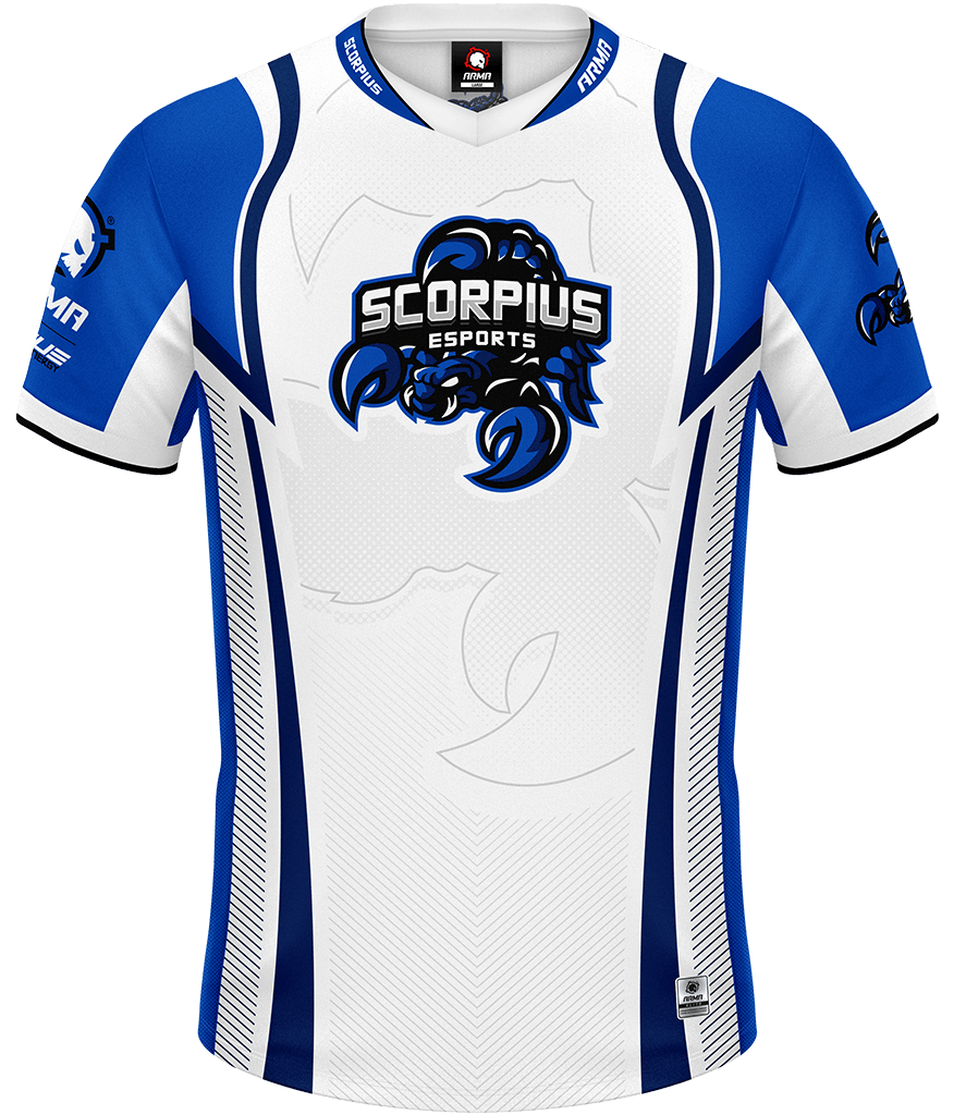 Scorpius ELITE Jersey - White - ARMA - Esports Jersey