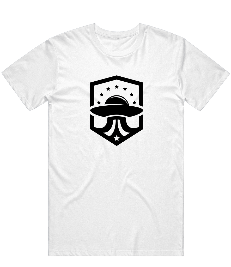 Senary Logo Tee - White - ARMA - T-Shirt