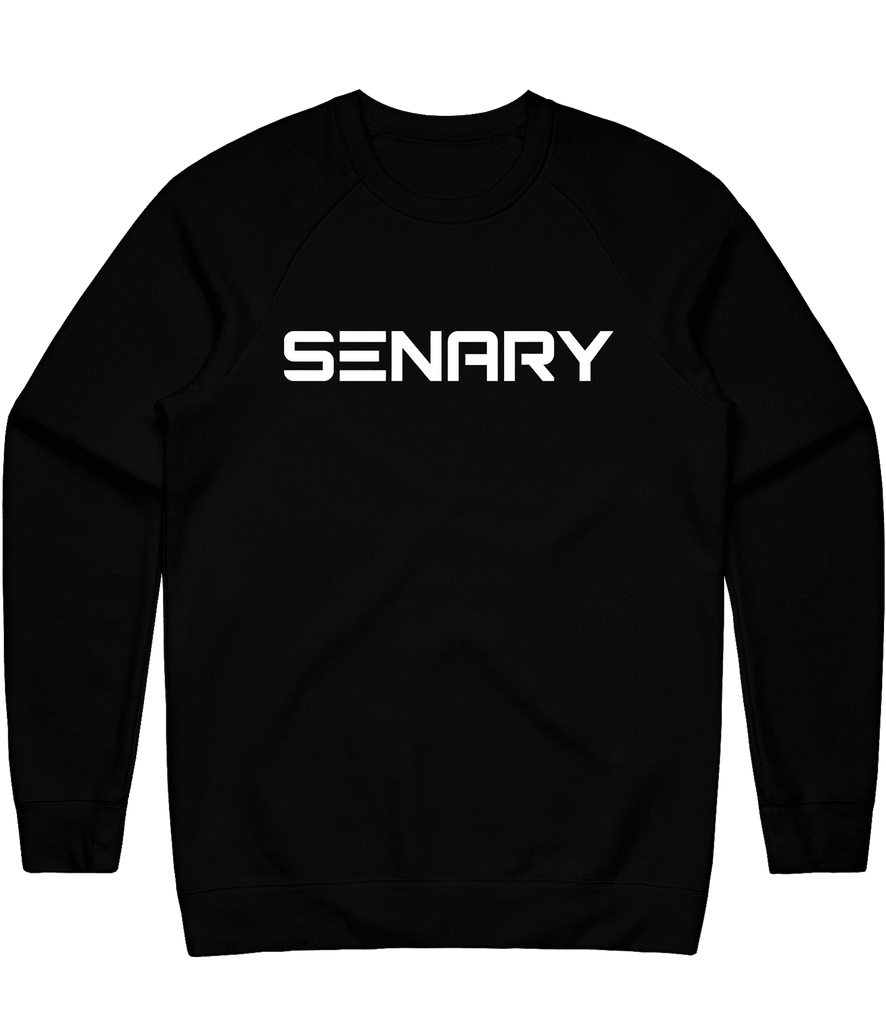 Senary Text Crewneck - Black - ARMA - Sweater