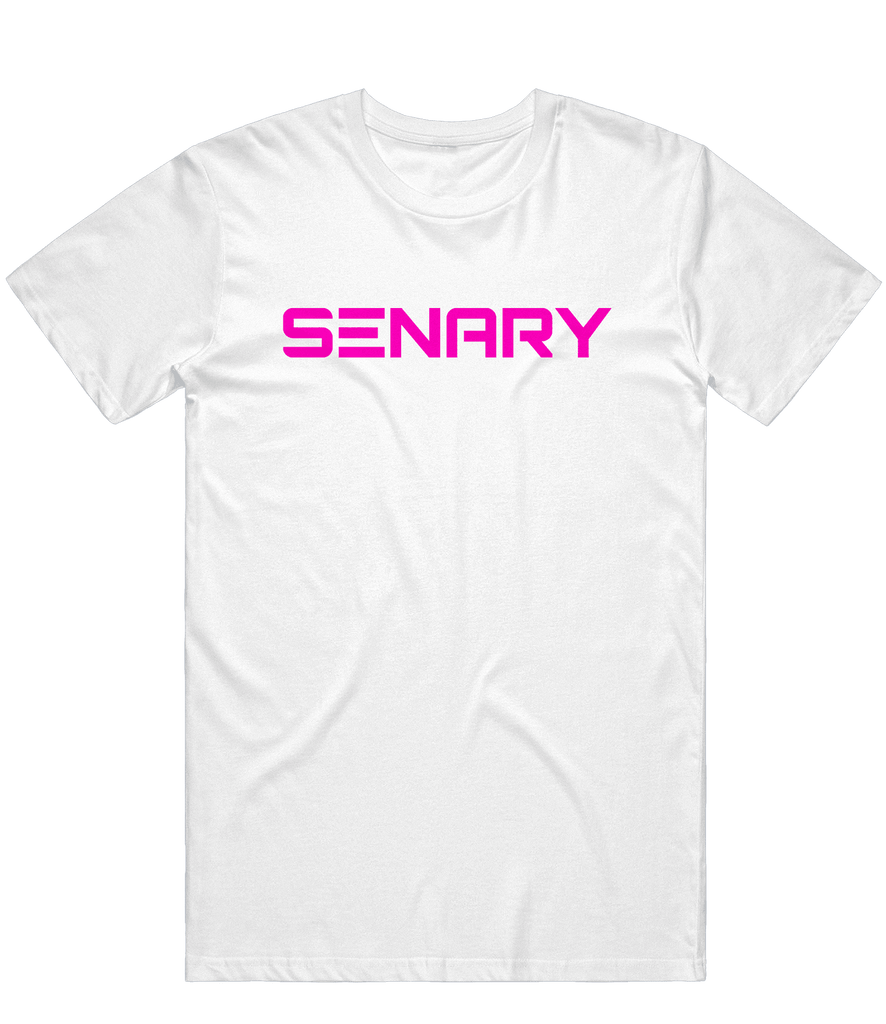 Senary Text Tee - White - ARMA - T-Shirt