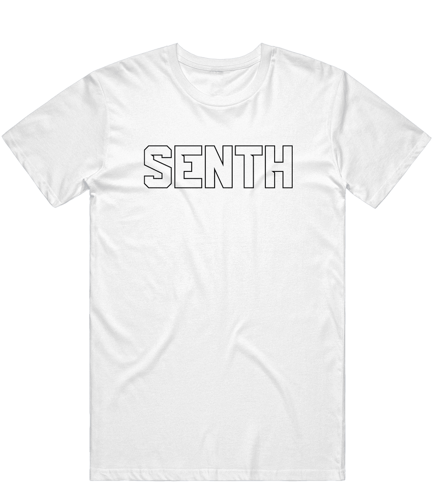 Senth Text Tee - White - ARMA - T-Shirt