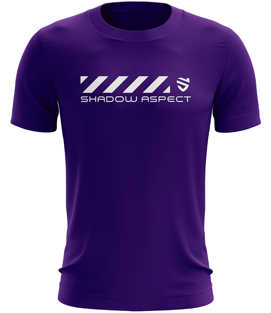 Shadow Aspect Logo Tee - Purple - ARMA - T-Shirt
