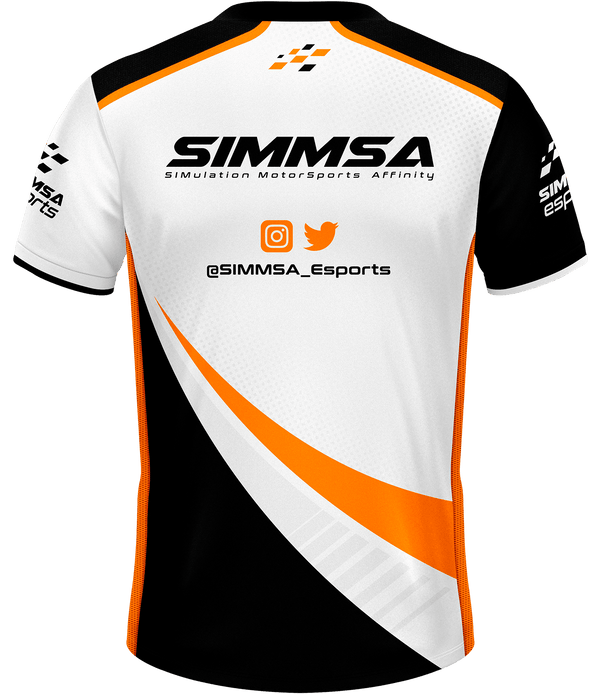 SIMMSA ELITE V2 Jersey - White - ARMA - Esports Jersey