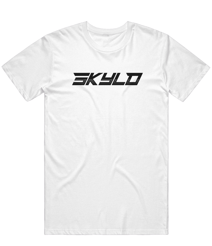 Skylo Text Tee - White - ARMA - T-Shirt
