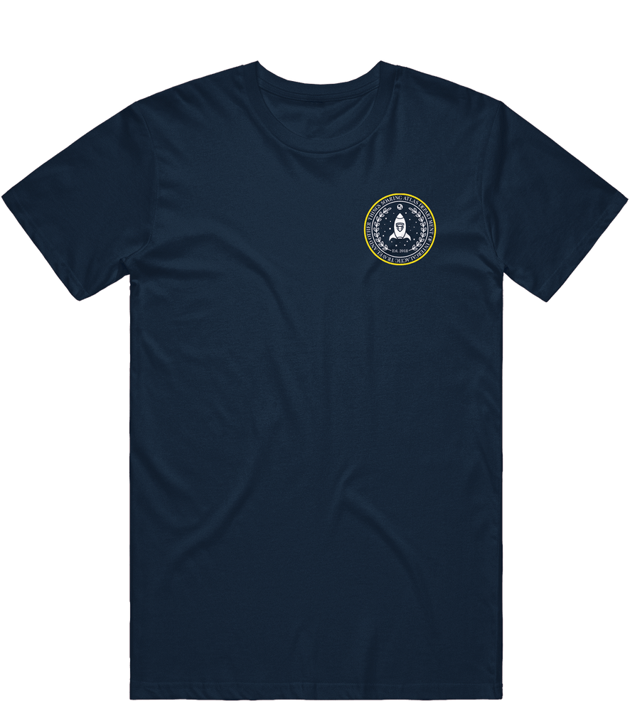 Soaring Atlas Icon Tee - Navy - ARMA