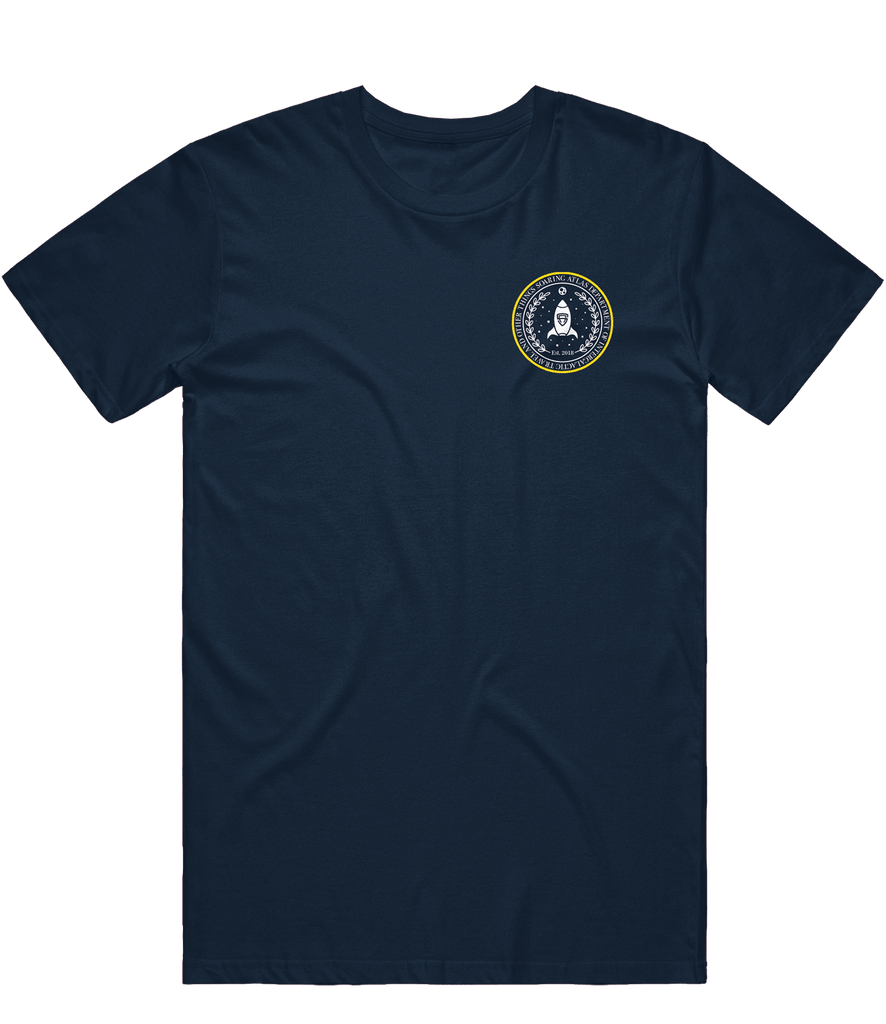 Soaring Atlas Icon Tee - Navy - ARMA - T-Shirt