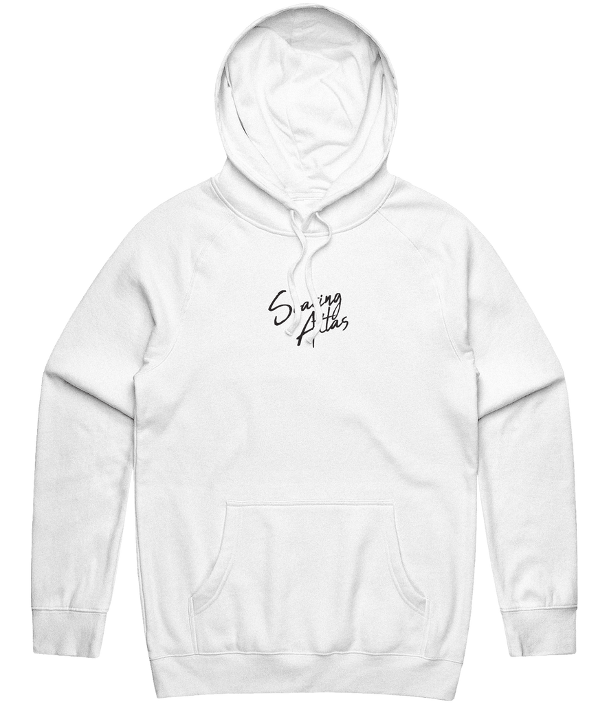 Soaring Atlas Text Hoodie - White - ARMA