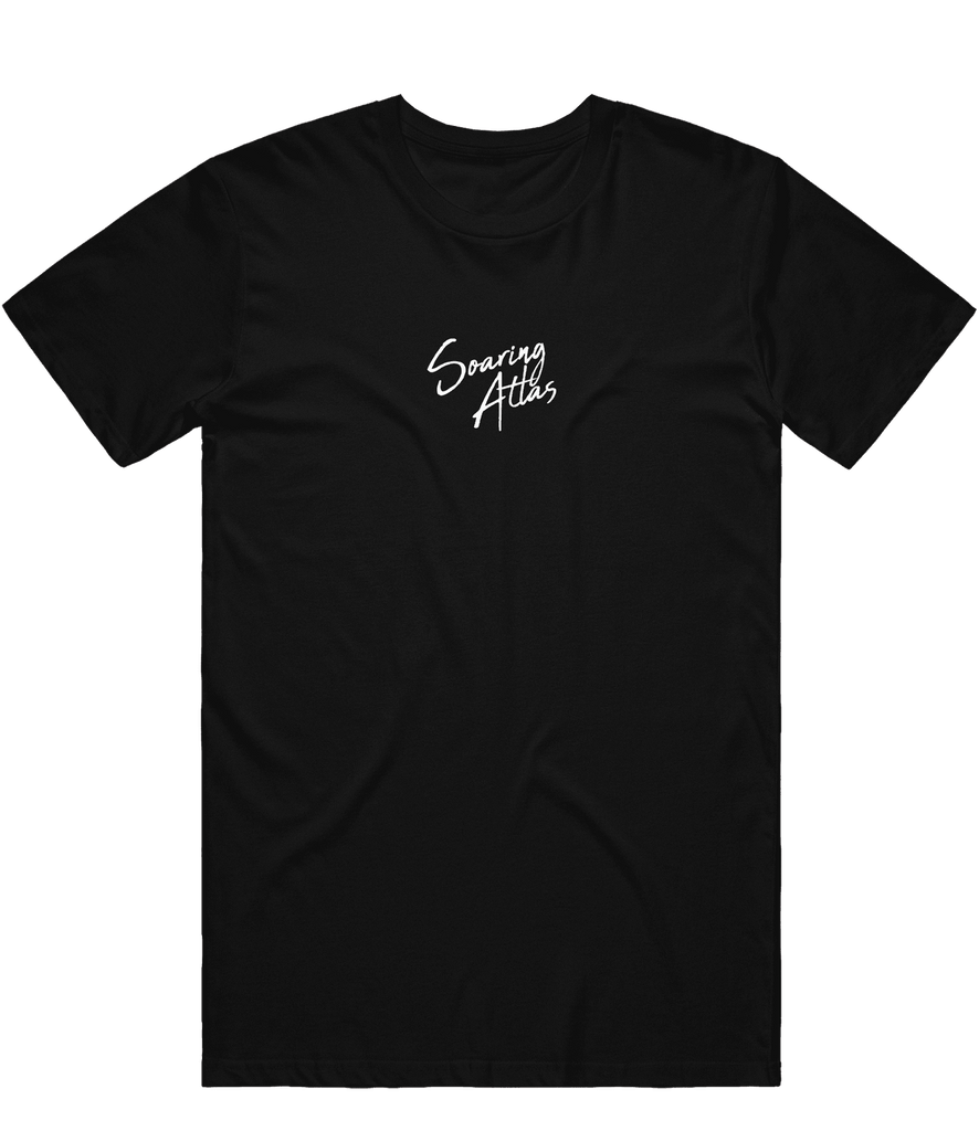 Soaring Atlas Text Tee - Black - ARMA