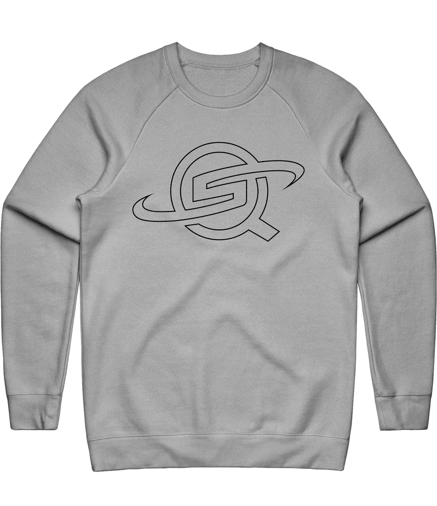 StayQuiet Outline Crewneck - Grey - ARMA - Sweater