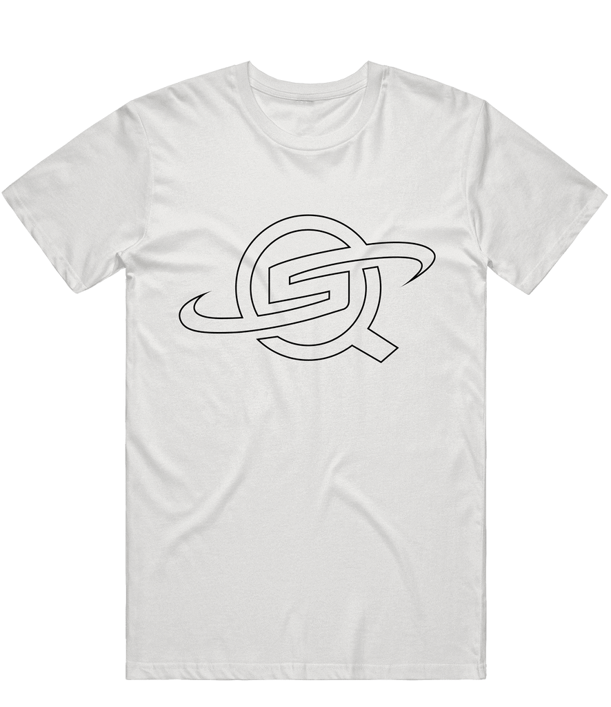 StayQuiet Outline Tee - White - ARMA - T-Shirt