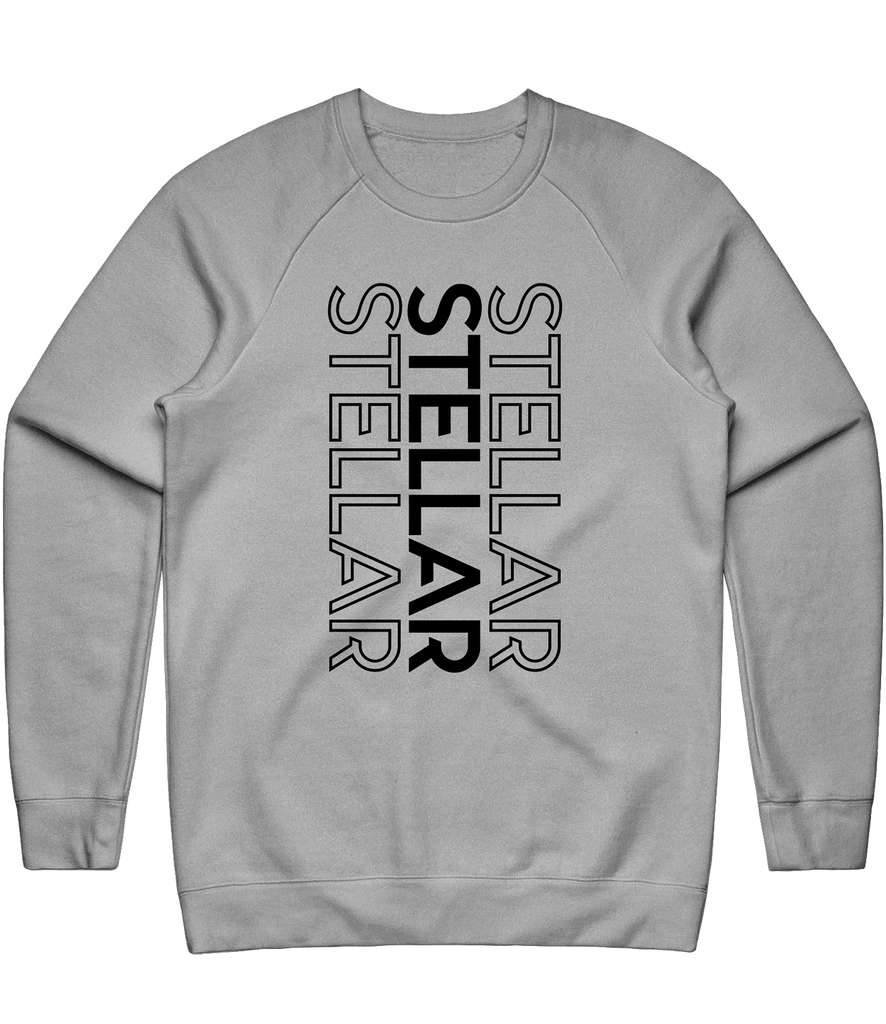 Stellar Text Crewneck - Grey - ARMA